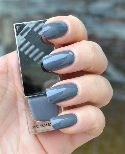 brown burberry nails|burberry nail polish steel grey.